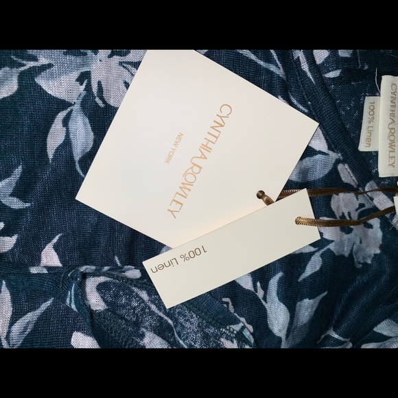 Cynthia Rowley 100% Linen shirt - Picture 5 of 5